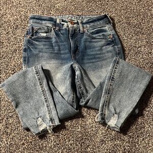 BOGO FREE Edgely High Rise Super Skinny Medium Wash Distressed Jeans